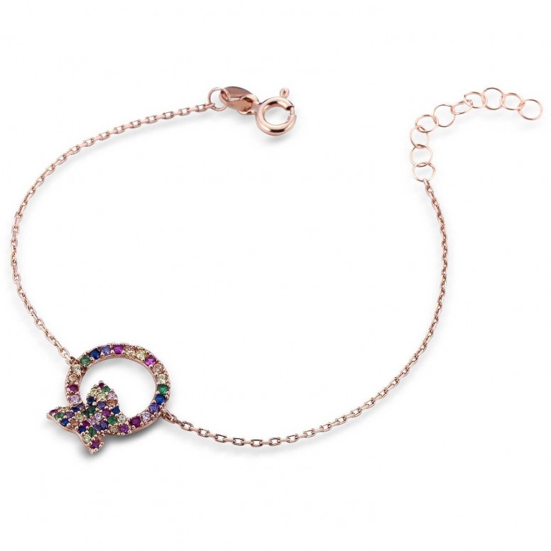 Bracciale farfalla e cerchio Enrico Coveri (mod.8053626883252)