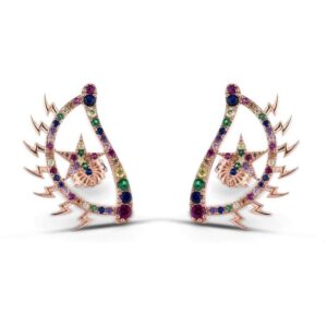 Orecchini Enrico Coveri occhio stilizzato (mod.8053626884433)