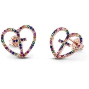 Orecchini Enrico Coveri cuore e croce (mod.8053626884495)