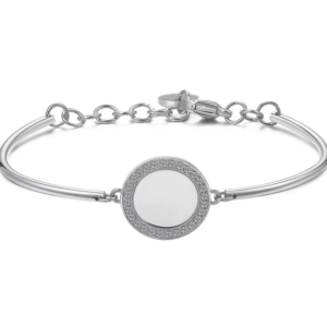 BRACCIALE CHAKRA ROSATO MADREPERLA BIANCO (mod. BHK300R)