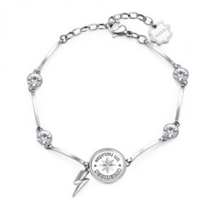 Bracciale Brosway Chakra Portafortuna in acciaio 316L con cristalli