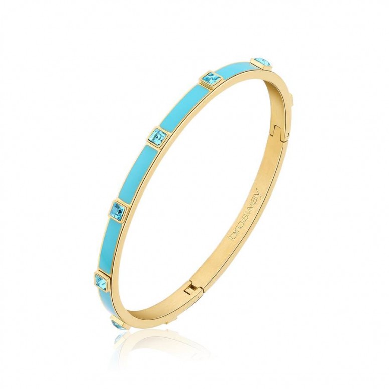 BRACCIALE RIGIDO WITH YOU GOLD/AZZURRO (mod.8053851542894)