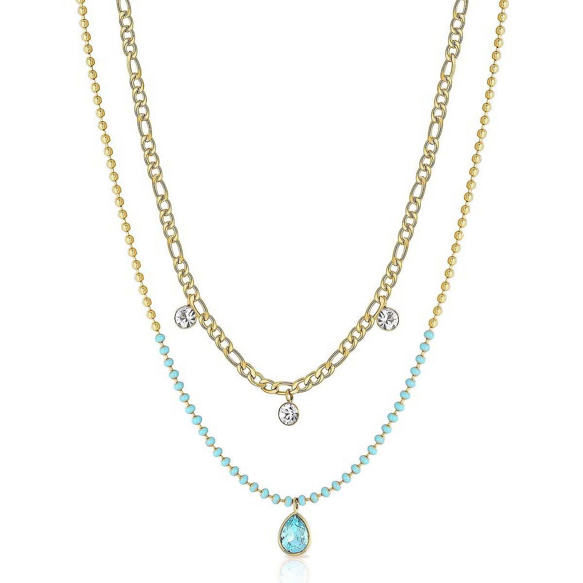 COLLANA 3 GIRI collezione "SYMPHONIA" Brosway (mod.8053851543631)