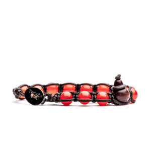 Bracciale Tamashii con pietre naturali rosso passione (mod.2100000015566)