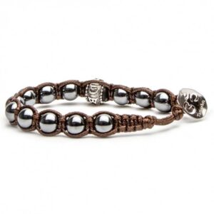 Bracciale Tamashii ruota della preghiera ematite (mod.BHS1100-22)