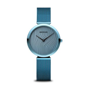 Orologio da donna Bering Charity 2 18132-Charity2 con cassa e bracciale in acciaio blu, quadrante con motivo artico