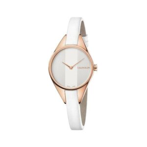Orologio da donna Calvin Klein Rebel K8P236L6 con cassa ovale oro rosa
