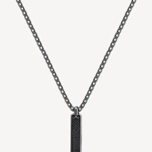 COLLANA  A CATENA A GRUMETTA COLLEZIONE "INK" (mod.8053851547035)