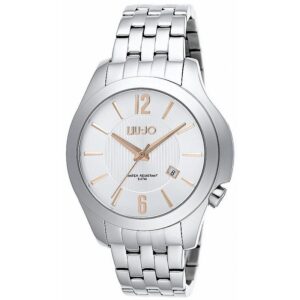 Orologio da uomo Liu Jo TLJ964 con cassa da 42 mm in acciaio inox, quadrante argentato e cinturino in acciaio