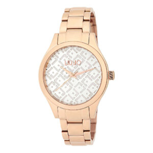 Orologio Liu Jo TLJ1611 da donna, in acciaio oro rosa con quadrante decorato da cristalli e logo