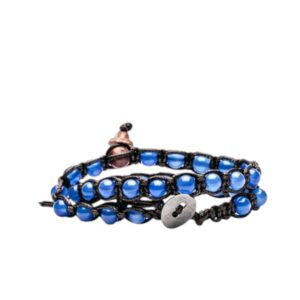 Bracciale Tamashii Lungo Agata Blu (mod.2100000005918)