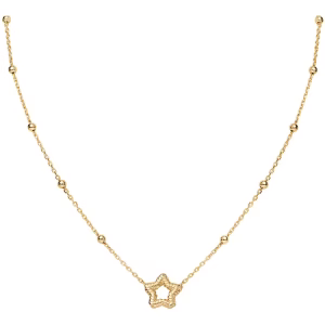 Collana Amen Coccole in Argento 925 placcato oro giallo: dolce ciondolo a cuore per uno stile romantico e delicato.