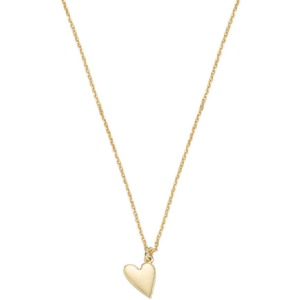 Collana Amen Collezione Coccole in Argento 925 placcato oro giallo, con charm a forma di cuore: un simbolo d'amore semplice e raffinato.