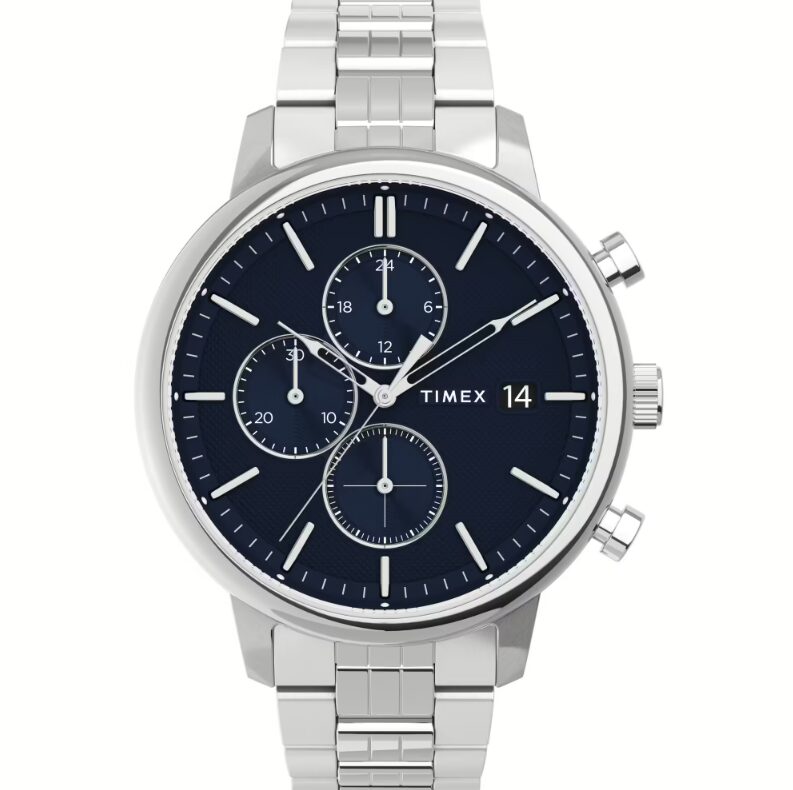 Orologio meccanico uomo Timex Chicago NERO (mod.TW2V01600)