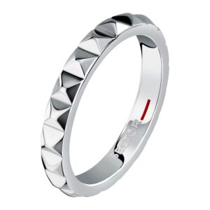 Anello Sector Marine in acciaio con finitura lucida: stile deciso e contemporaneo per un look rock.