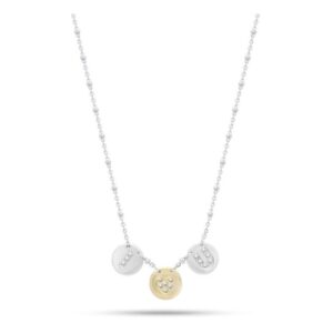 Collana Morellato Monetine in acciaio con ciondoli e cristalli bianchi: un messaggio d’amore da portare sempre con sé