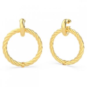 Orecchini Donna Dorati con Lavorazione Intrecciata (mod.7618483799330)