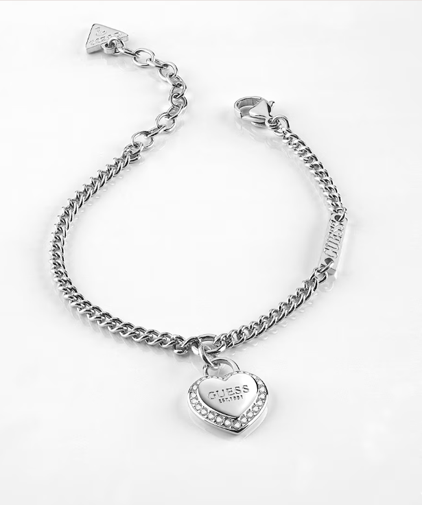 Bracciale GUESS Donna - Cuore con Cristalli (mod.7618483812947)
