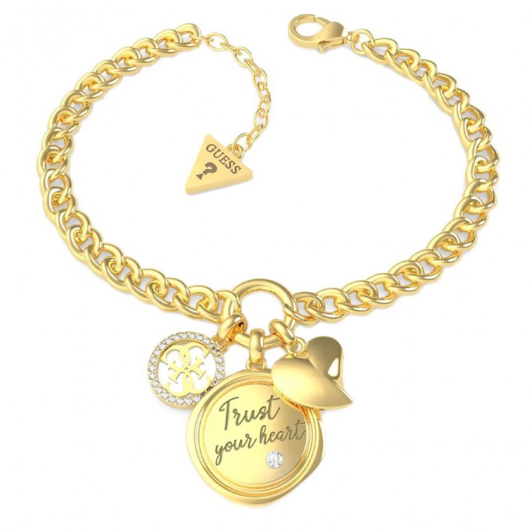 Bracciale GUESS Donna – "Trust Your Heart" con Charm (mod.7618483813272)