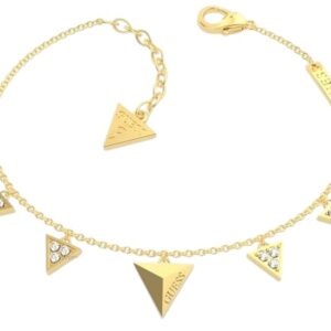 Bracciale GUESS dorato con charm a triangolo (mod.7618483813784)