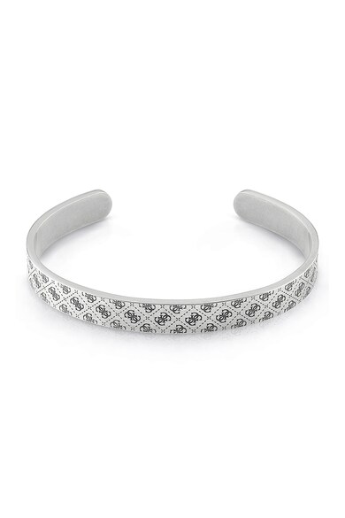 Bracciale Unisex Guess Rigido in Metallo argento con Logo (mod.7620207508586)