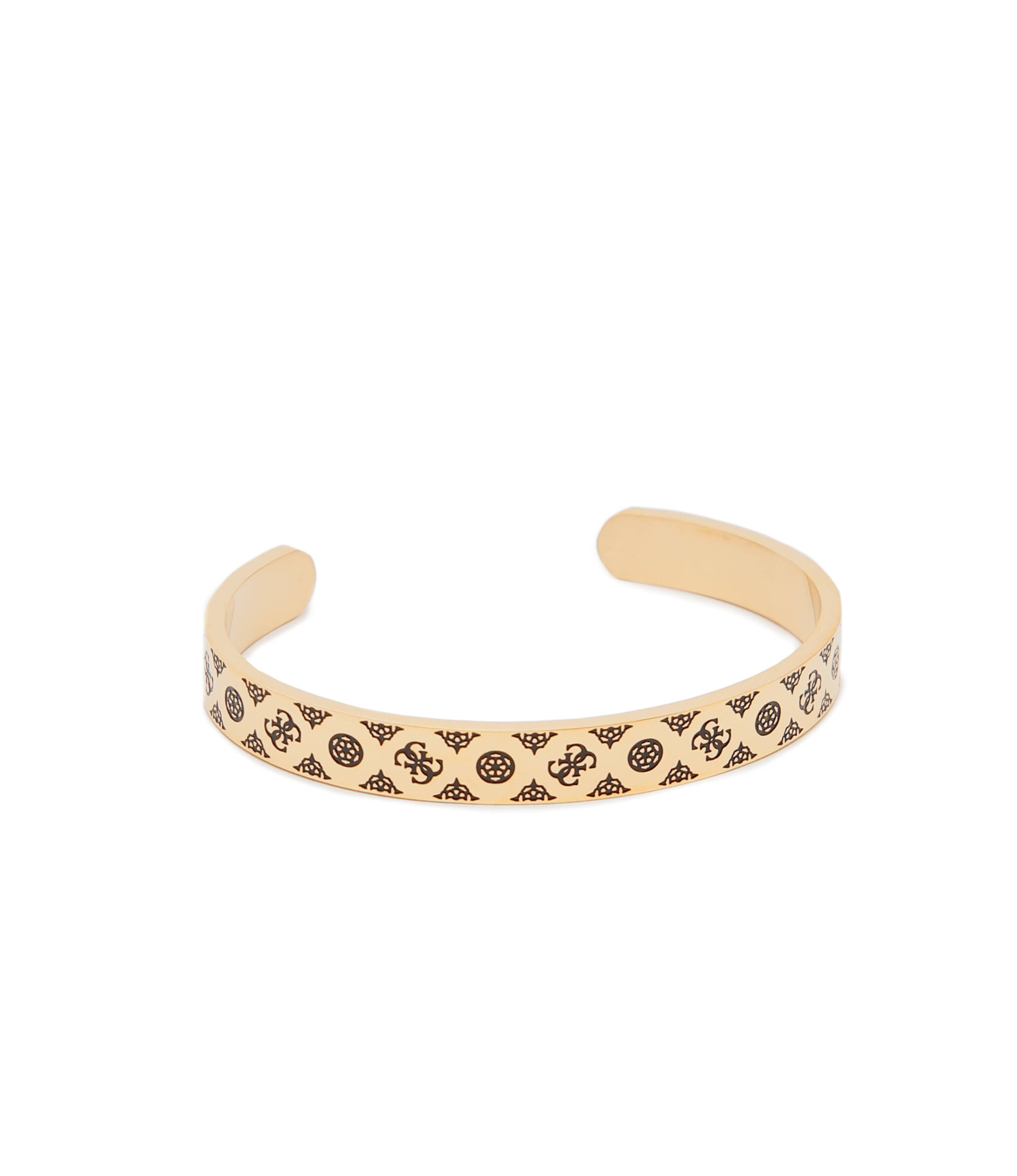 Bracciale Unisex Guess Rigido in Metallo Dorato con Logo (mod.7620207508593)