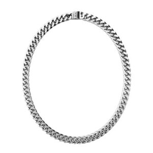 Collana Uomo in Acciaio Lucido – Maglie Piatte (mod.7620207509927)