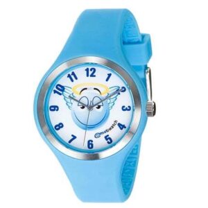 Orologio Emoticon Azzurro con Angioletto – Cinturino in Silicone (mod.8034105940987)