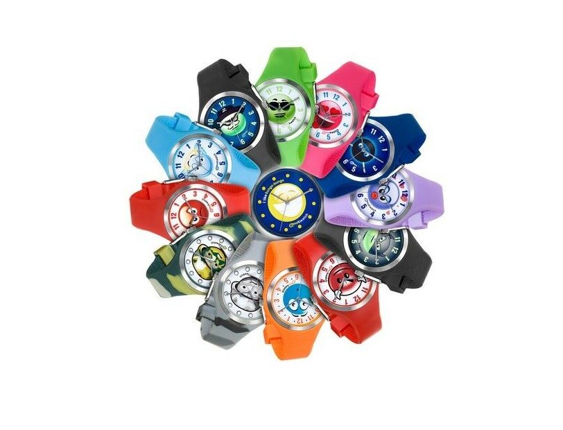 Orologio Emoticon Rosa con Cuoricini – Cinturino in Silicone (mod.EW.10016) - immagine 2