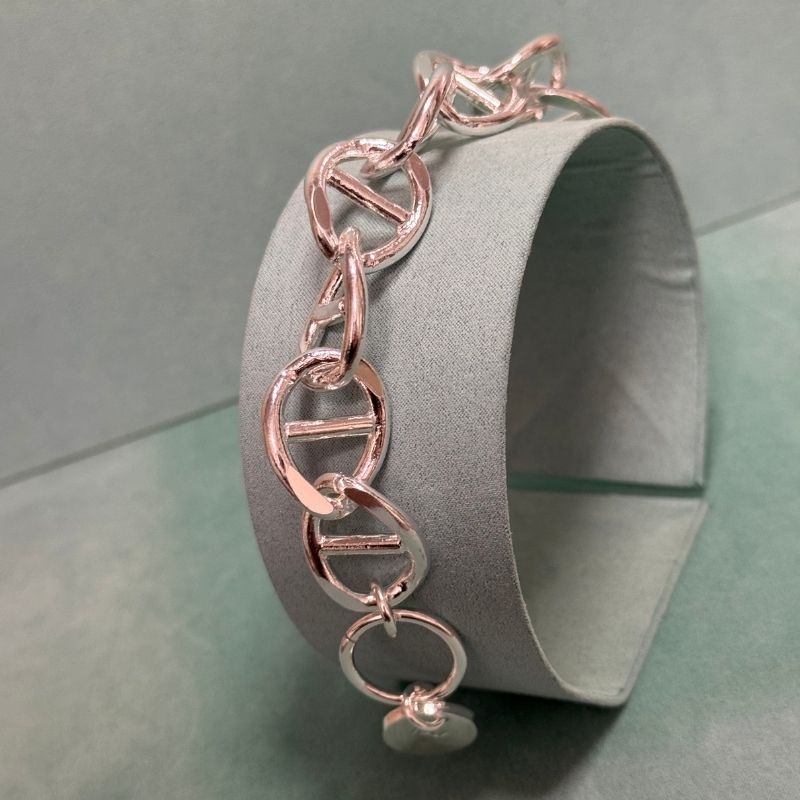 Bracciale Unoaerre in Bronzo Maglie a Catena Intagliate (mod. 000EXB4745000-1870) - immagine 2