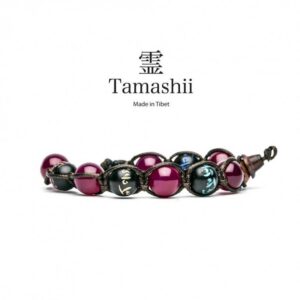 Bracciale Tamashii in Agata Rossa con Pietre Mantra – Made in Tibet (mod.2100000004577)