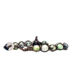 Bracciale Tamashii® Serpentino Verde – Made in Tibet (mod.2100000067442)