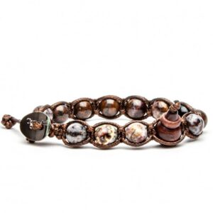 Bracciale Tamashi Tibetano Originale – Diaspro Paesina | Equilibrio e Connessione con la Natura(mod.2100000089123)