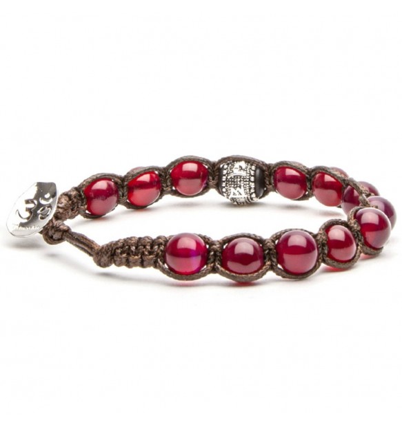 Bracciale Originale Tamashii Tibetano – Agata Rossa-Energia e Coraggio (mod.2100000082834)