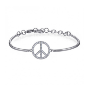 Un simbolo universale di armonia e speranza. Il bracciale Brosway Chakra con il segno della pace è il gioiello perfetto per chi desidera trasmettere messaggi positivi.