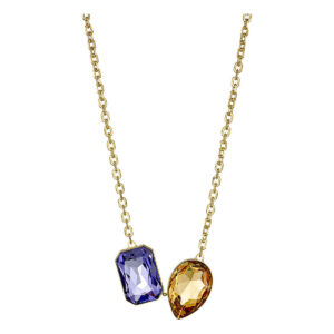 Un tocco di luce e stile: la collana Liu Jo LJ1177 valorizza il tuo look con due cristalli dalle tonalità brillanti, perfetti per esprimere femminilità ed eleganza.