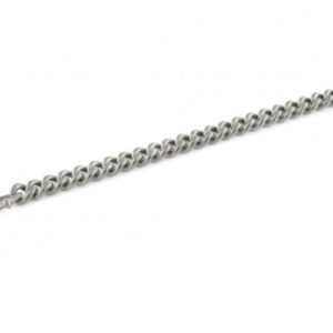 Bracciale donna UNOAERRE in bronzo rodiato con catena grumetta spessa.