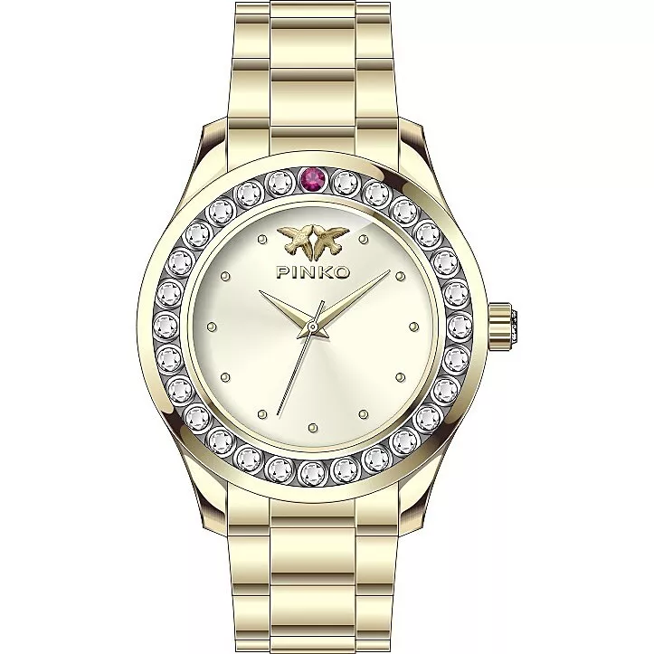 Orologio Donna Pinko con Bracciale Acciaio Dorato Swarovski (mod.7426905831205)