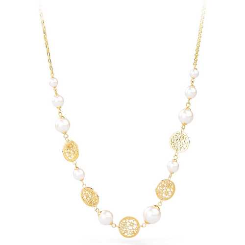 Collana Brosway Dorata con Perle e Elementi Decorativi (mod.8053251806787)