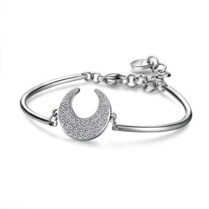 Bracciale Brosway Chakra in acciaio argentato con Luna Crescente