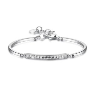 Bracciale Brosway in acciaio con cristalli bianchi