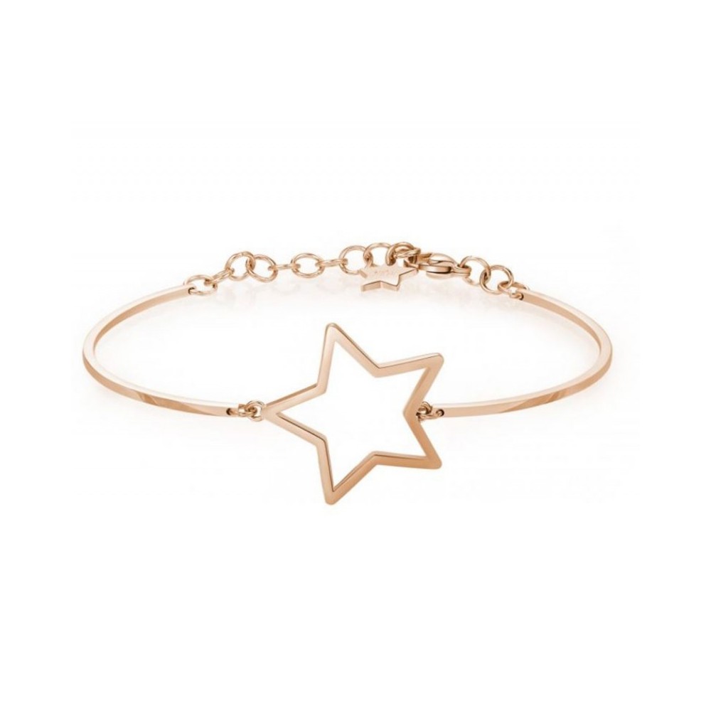 Bracciale Brosway in acciaio rosé con stella