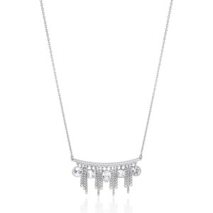 Collana Brosway in Acciaio con Cristalli e Pendenti a Catena (mod.8053851512248)