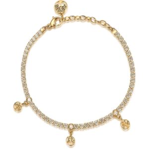 Bracciale Brosway Desideri BEI021 in acciaio oro con zirconi champagne