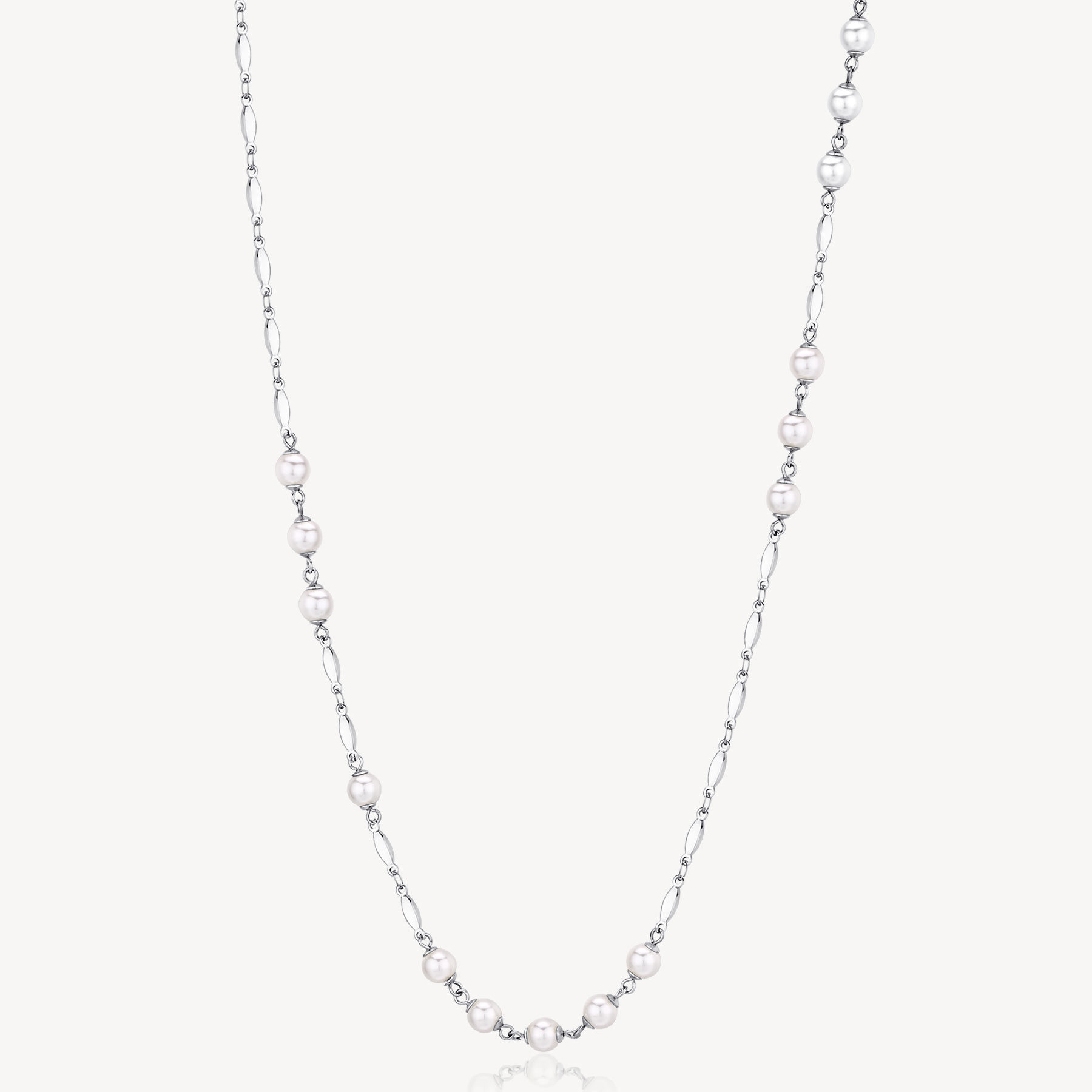 Collana Brosway in Acciaio con Perle Bianche (mod.8053851546144)