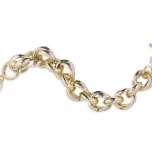 Bracciale Unoaerre in Bronzo Dorato a Maglie Grandi (mod. 000EXB4075000-1355)