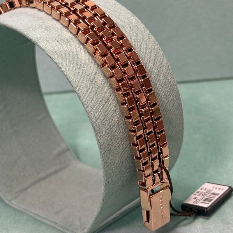 Bracciale Unoaerre in Bronzo Rosè Maglia Milano (mod. 000EXB4772000-1833) - immagine 4