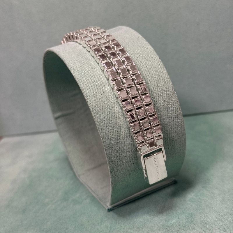 Bracciale Unoaerre in Bronzo Argentato Maglia Milano (mod. 000EXB4772000-1834) - immagine 4