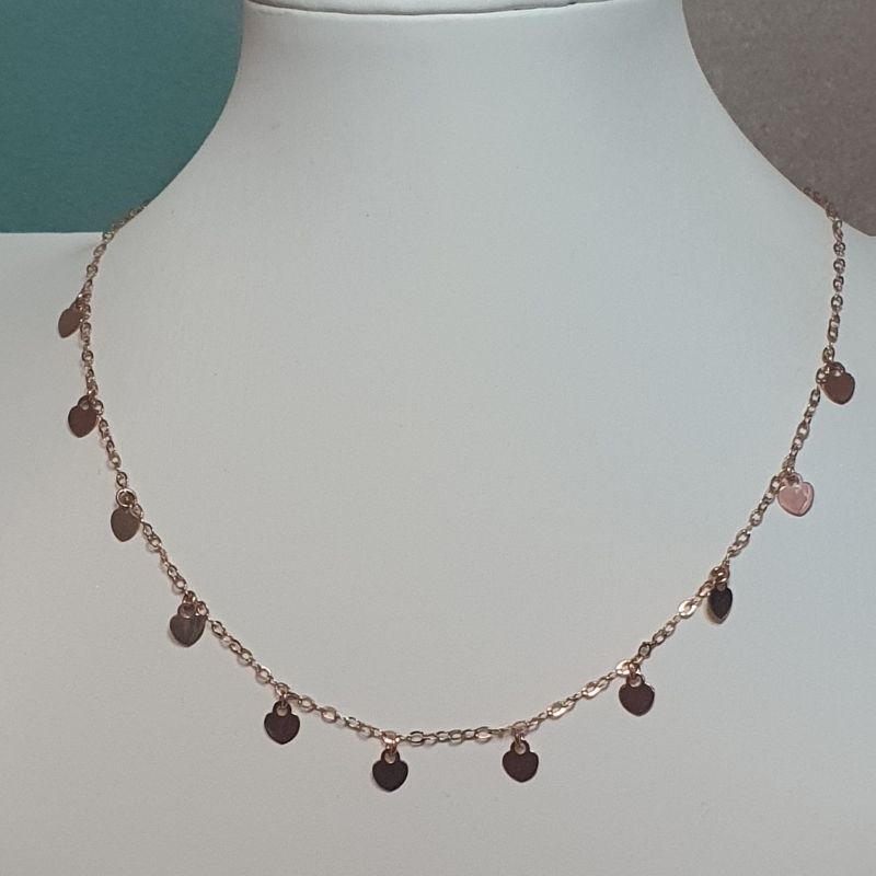Collana Piti Mali con Cuori Pendenti (mod. 120/C-AM)