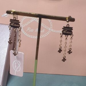 Orecchini Piti Mali “Fortuna” con Ciondoli Pendenti. (mod. 120/O-FO)